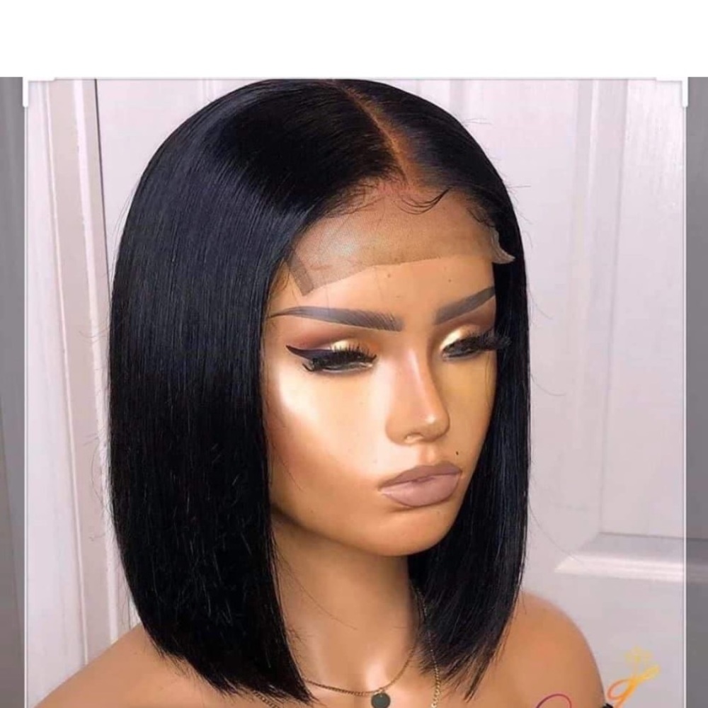 🚨10 inch human hair closure bob wig🚨